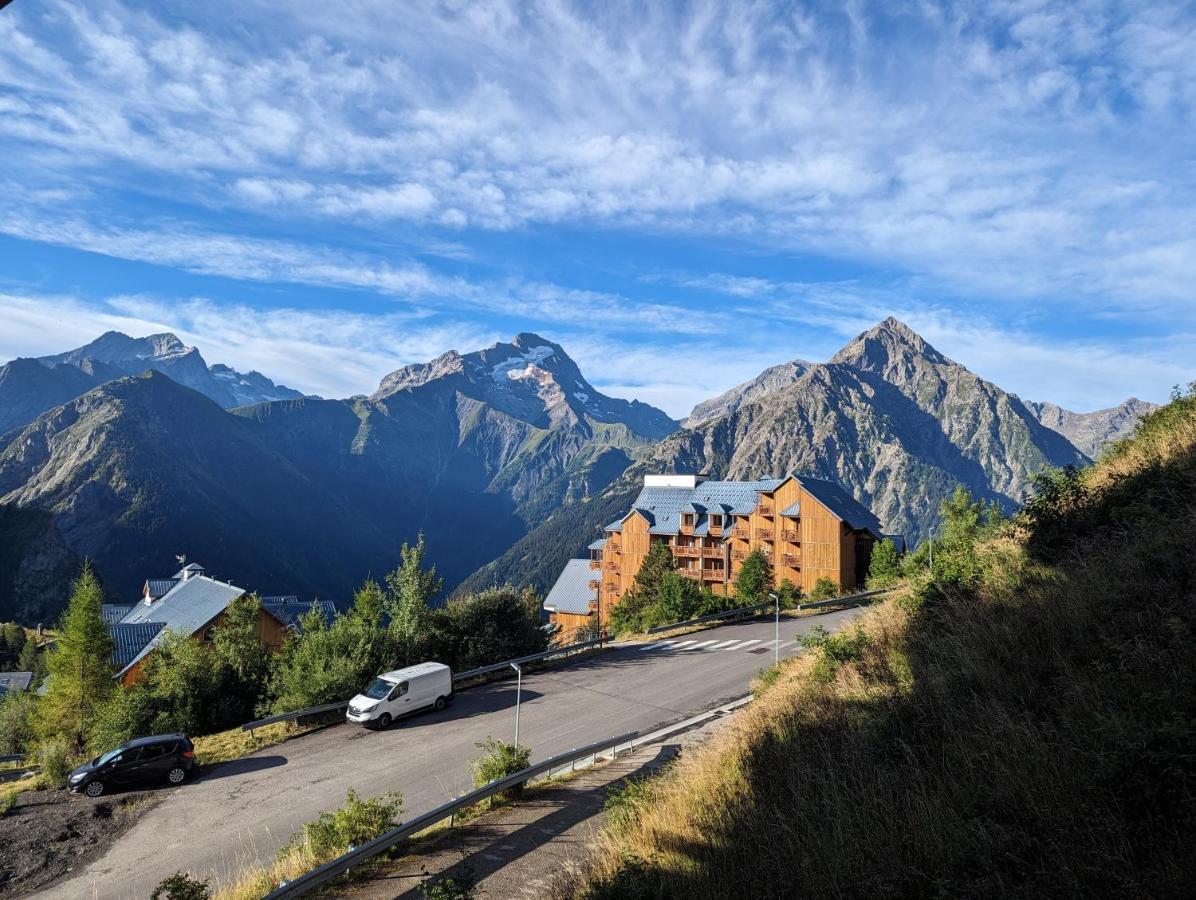 Appartement 4 Couchages ,Plein Sud Calme Les Deux Alpes Kültér fotó